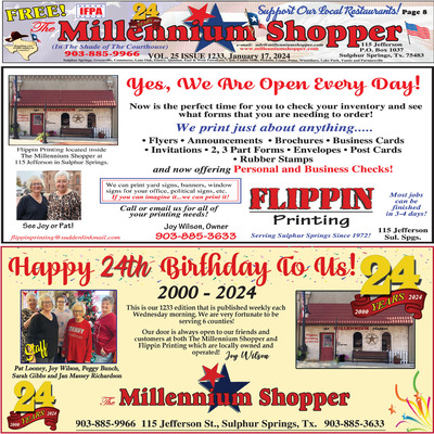 Millennium Shopper - Jan 17, 2024
