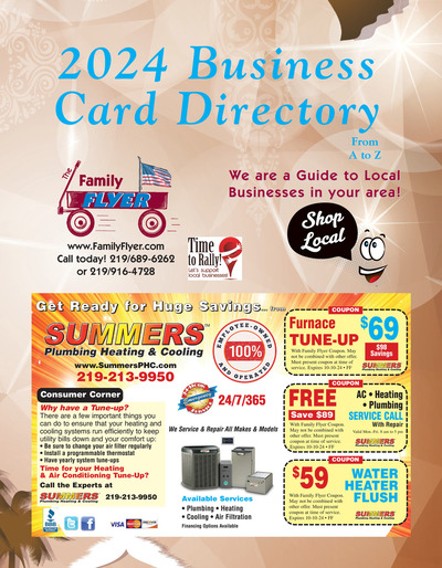 Family Flyer Business Card Directory - 2024 Business Card Directory - January 2024