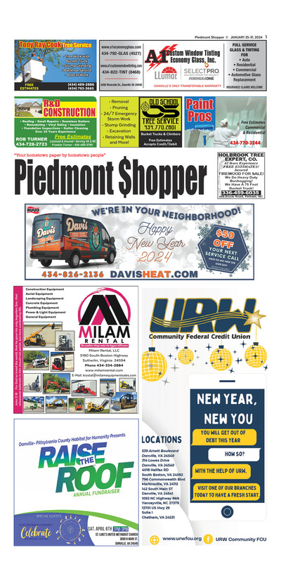 Piedmont Shopper - Jan 25, 2024