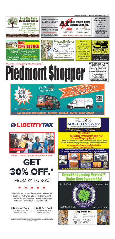 Piedmont Shopper - Feb 29, 2024