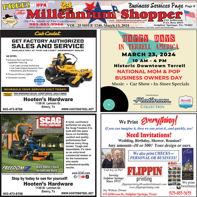Millennium Shopper - Mar 13, 2024