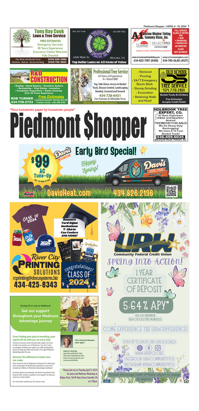 Piedmont Shopper - Apr 4, 2024