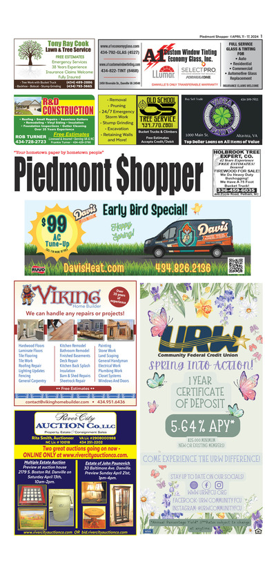 Piedmont Shopper - Apr 11, 2024