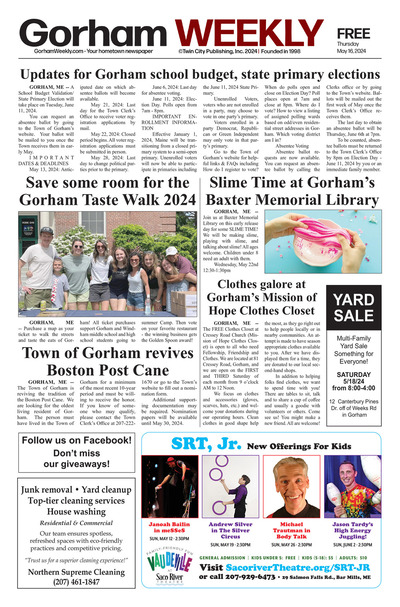 Gorham Weekly - May 16, 2024