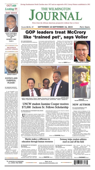 Wilmington Journal - Sep 10, 2015