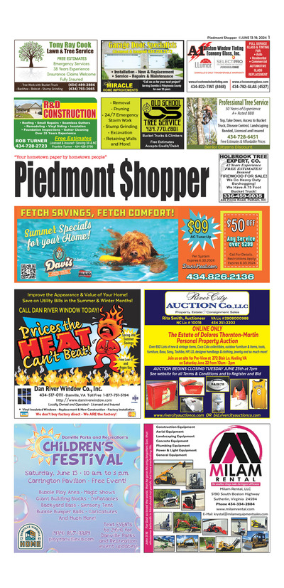 Piedmont Shopper - Jun 13, 2024