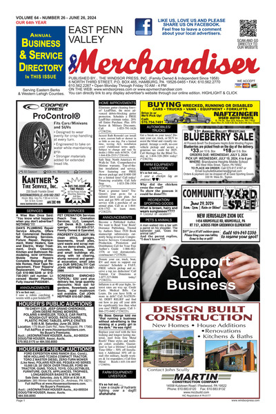 East Penn Valley Merchandiser - Jun 26, 2024