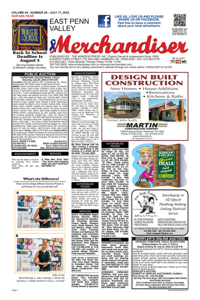 East Penn Valley Merchandiser - Jul 17, 2024