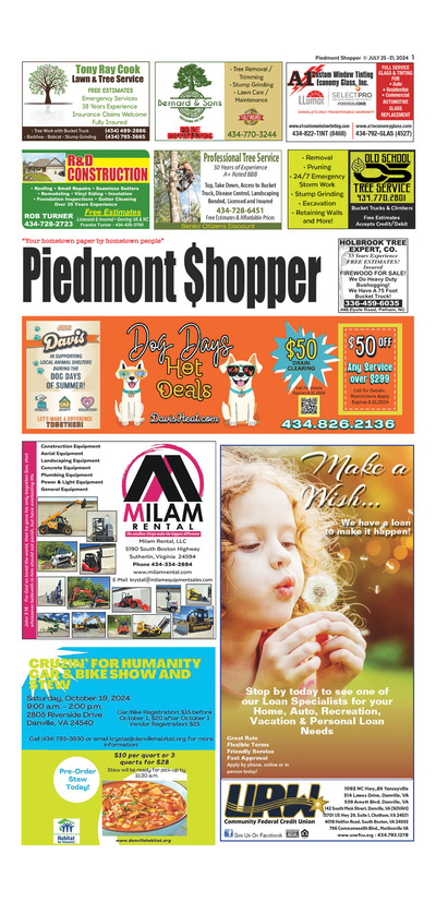 Piedmont Shopper - Jul 25, 2024