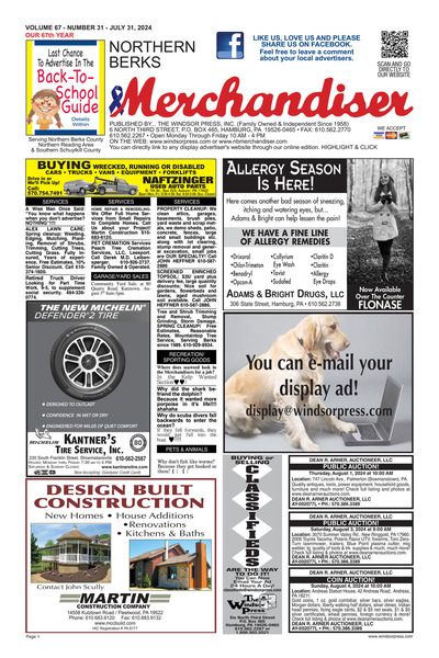 Northern Berks Merchandiser - Jul 31, 2024