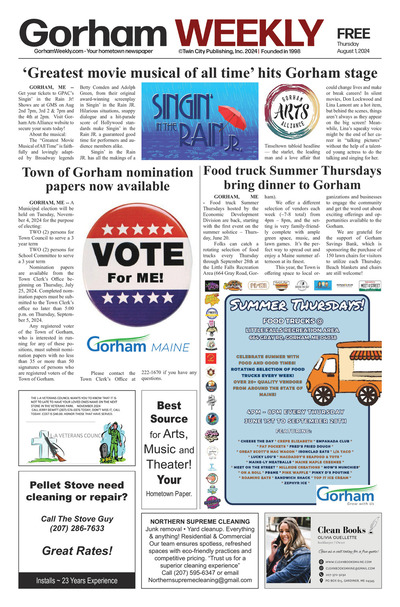 Gorham Weekly - Aug 1, 2024