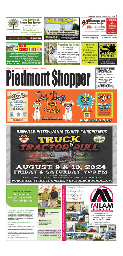 Piedmont Shopper - Aug 1, 2024