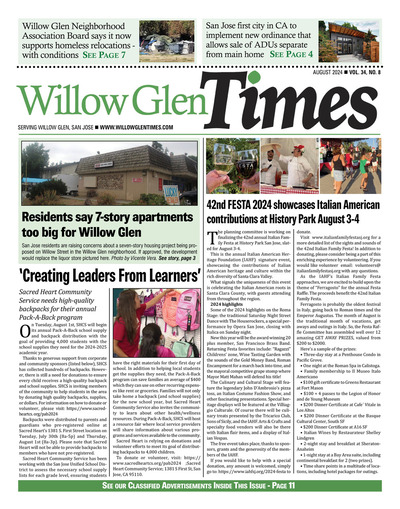 Willow Glen Times - August 2024