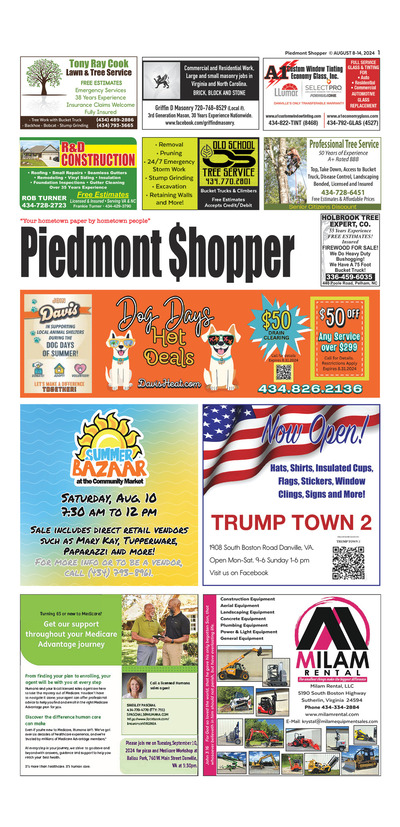 Piedmont Shopper - Aug 8, 2024