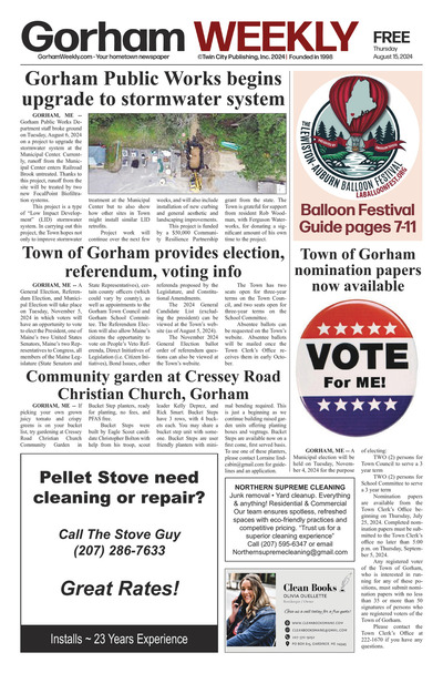 Gorham Weekly - Aug 15, 2024