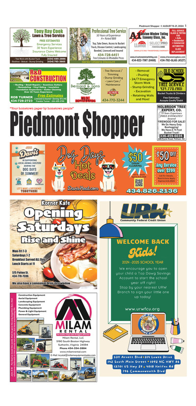 Piedmont Shopper - Aug 15, 2024