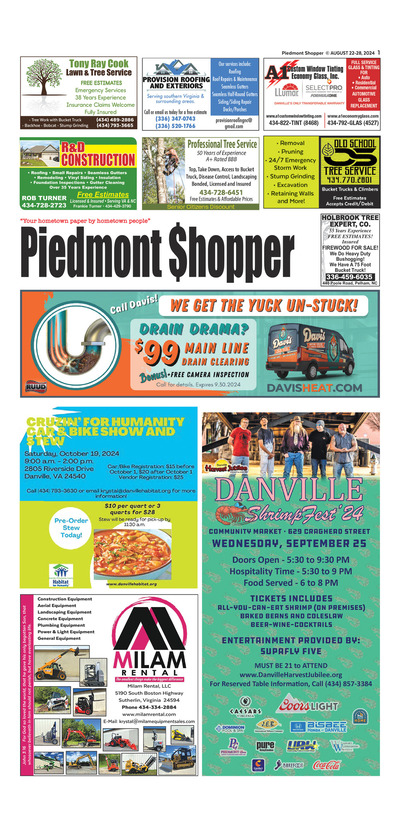 Piedmont Shopper - Aug 22, 2024