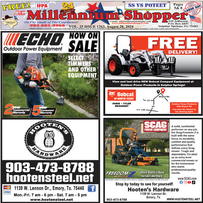 Millennium Shopper - Aug 28, 2024