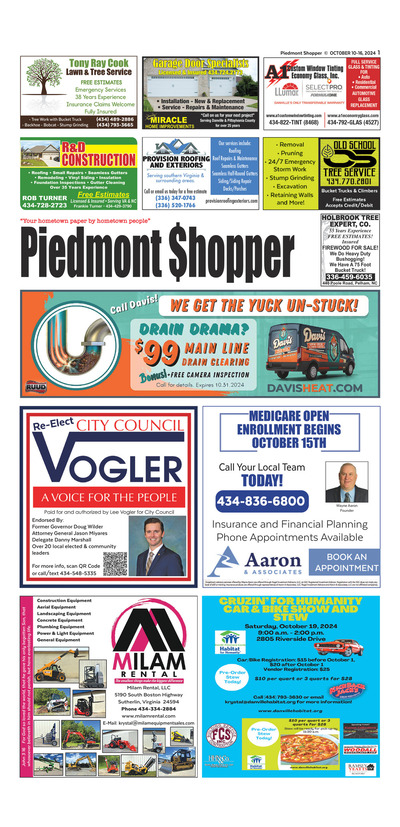 Piedmont Shopper - Oct 10, 2024