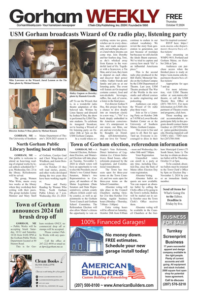 Gorham Weekly - Oct 17, 2024