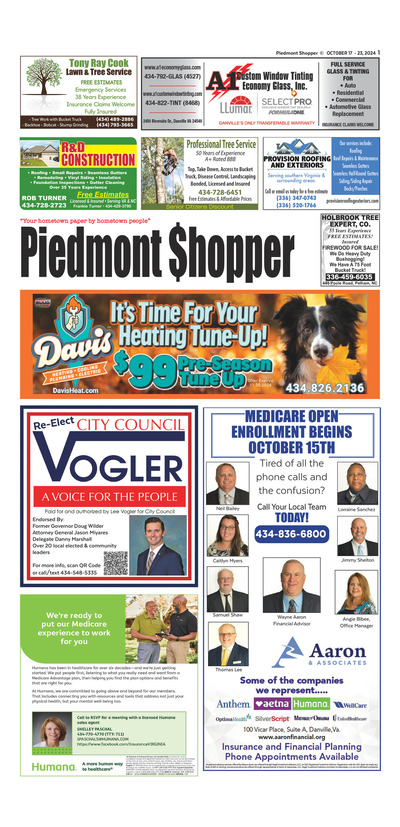 Piedmont Shopper - Oct 17, 2024