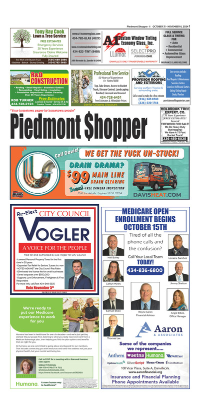 Piedmont Shopper - Oct 31, 2024