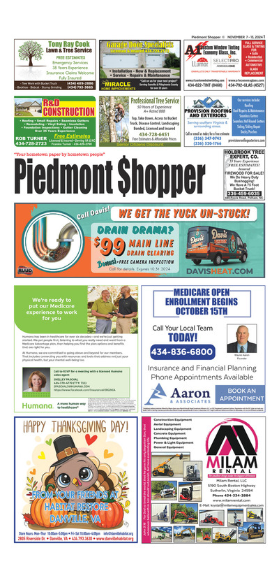 Piedmont Shopper - Nov 7, 2024