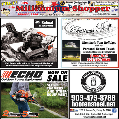 Millennium Shopper - Nov 20, 2024