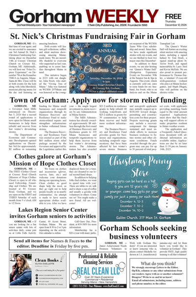 Gorham Weekly - Dec 12, 2024