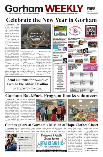 Gorham Weekly - Dec 26, 2024