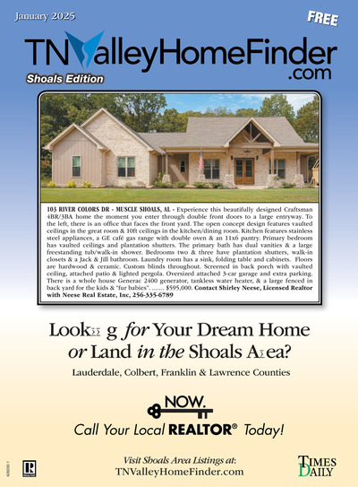 Times Daily - Special Sections - TNValleyHomeFinder.com – Shoals Edition - Jan 2, 2025