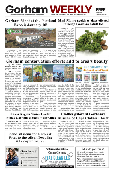 Gorham Weekly - Jan 2, 2025