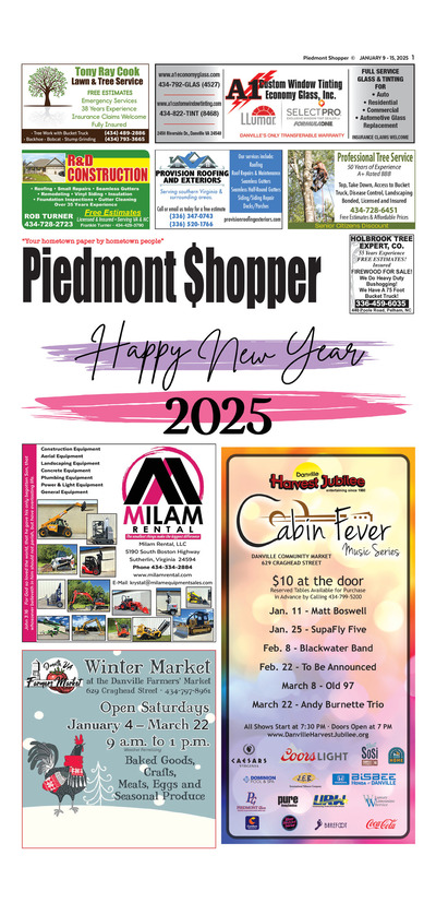 Piedmont Shopper - Jan 9, 2025