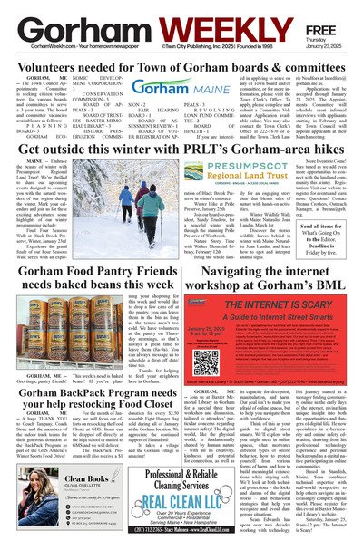 Gorham Weekly - Jan 23, 2025