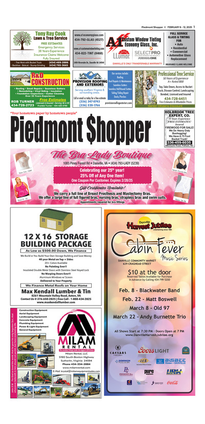 Piedmont Shopper - Feb 6, 2025