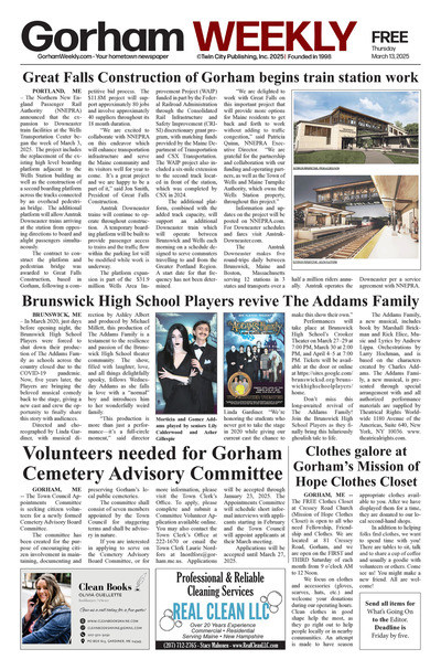 Gorham Weekly - Mar 13, 2025