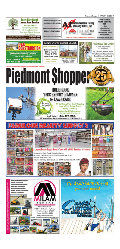 Piedmont Shopper - Apr 17, 2025