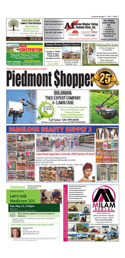 Piedmont Shopper - May 1, 2025
