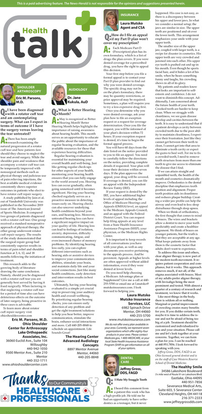 News-Herald - Special Sections - Health Talk - May 4, 2025