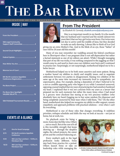 The Bar Review - May 2025