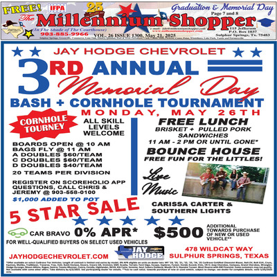 Millennium Shopper - May 21, 2025
