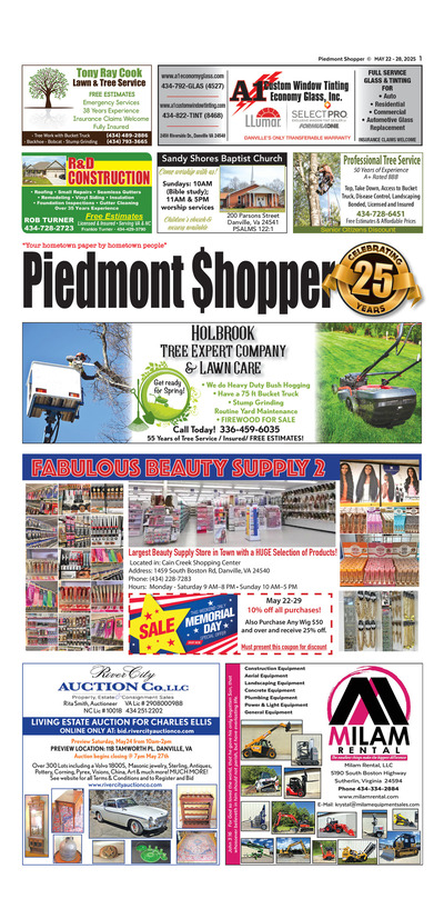 Piedmont Shopper - May 22, 2025