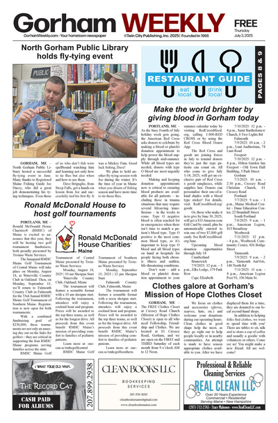 Gorham Weekly - Jul 3, 2025