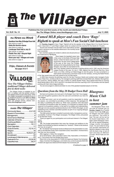 The Villager - Jul 17, 2025