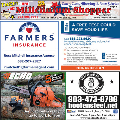 Millennium Shopper - Jul 23, 2025