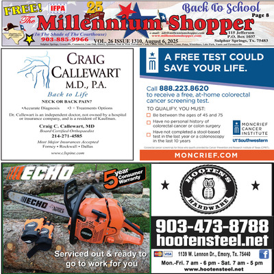 Millennium Shopper - Aug 6, 2025