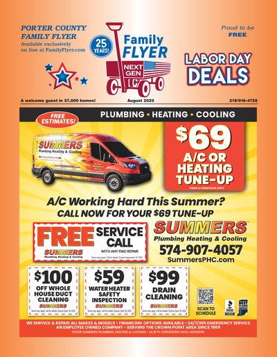 Family Flyer - Porter County - August 2025