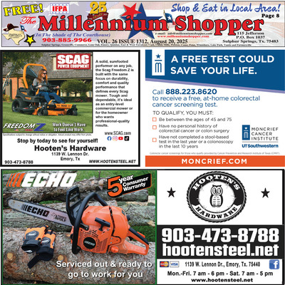 Millennium Shopper - Aug 20, 2025