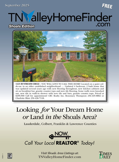 Times Daily - Special Sections - TNValleyHomeFinder.com – Shoals Edition - Sep 4, 2025
