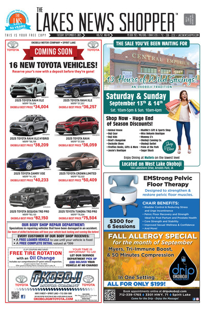 Lakes News Shopper - Sep 9, 2025